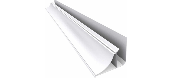 Perimetral moldura PVC balnco x 6 metros.